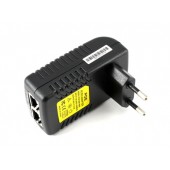 PoE адаптер інжектор живлення камер RJ45 48В 0.5А PoE адаптер інжектор живлення камер RJ45 48В 0.5А