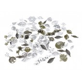 Набір з 100 металевих підвісок шармів шарміків , листя