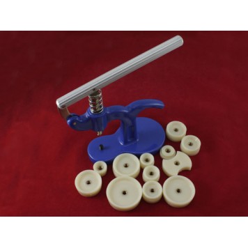 Прес для закривання кришок і скел годинників + 12 насадок