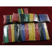 Термозбіжна трубка , термоусадка 8 розмірів 5 кольорів , набір 328x шт