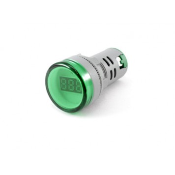 Вольтметр індикатор AC60-500V , 60-500В 22мм на панель щита