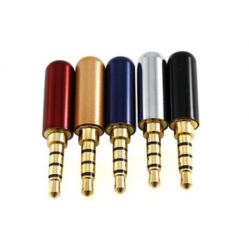 Возможные расцветки штекера 3.5мм TRRS mini-jack джек стерео 4pin-2