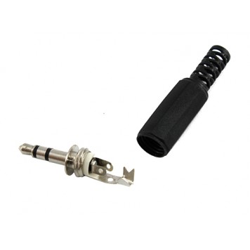 Штекер 3.5мм TRRS mini-jack джек стерео 3pin в розібраному стані-1