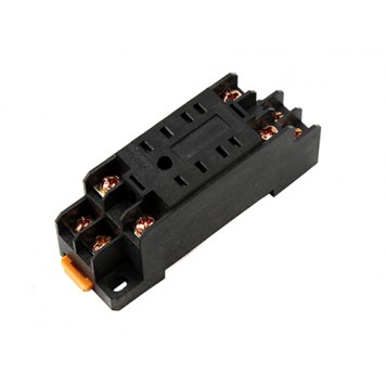 Колодка панелька PYF08A крепления реле Omron MY2 на DIN-рейку