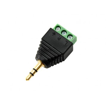 Перехідник 3.5мм TRS mini-jack джек тато - клеммники 3pin