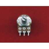 Резистор переменный, потенциометр WH148 B10K линейный 15мм 10кОм стерео