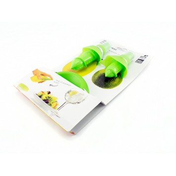 Спрей соковижималка для цитрусових , лимонів , 2 насадки + підставка при поставці в упаковці-3