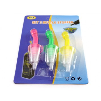 Набір з 3 пробок дозаторів гейзерів для пляшок