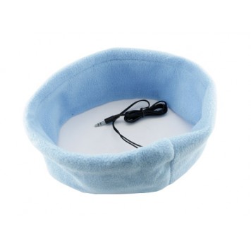 Повязка флисовая для сна в развернутом виде-1