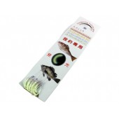 Люминесцентные светящиеся рыболовные крючки с леской 30шт размеры