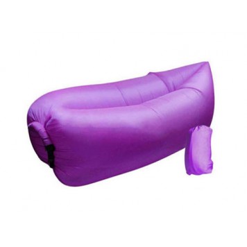Надувний диван фіолетового кольору-4