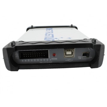 Гнезда логического анализатора и USB осциллографа ISDS205X-3