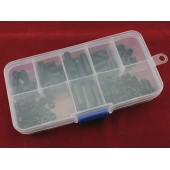 Стійка монтажна нейлонова М3 160шт, міжплатова 6-гранна, набір з гвинтами