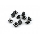 100x Кнопка тактовая, микрик, DIP 4 контакта, 12x12x7.3мм