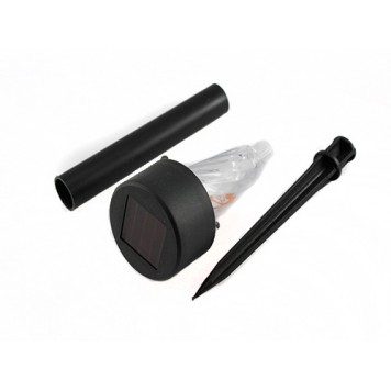 Садовий ліхтар на сонячній батареї розібраний на складові-1