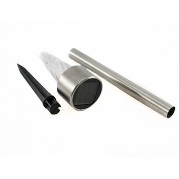 Садовий ліхтар на сонячній батареї розібраний на складові-1