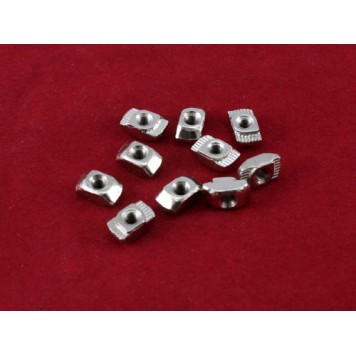 10x Гайка Т -подібна M3 для 6мм паза алюмінієвого профілю 20 серії