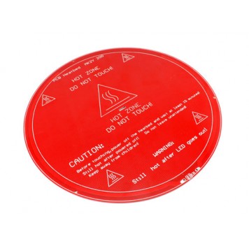 Нагревательная платформа КРУГЛАЯ стол MK2Y 200 12В дельта 3D-принтера