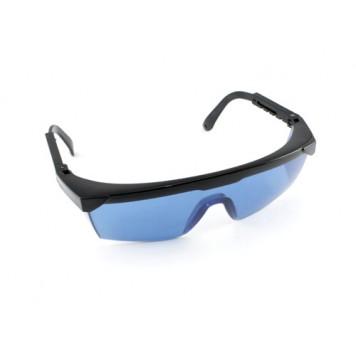 Очки синие усиливающие защитные для лазерного гравера, уровня