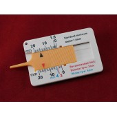 Измеритель глубины протектора шин 0-20мм, брелок Измеритель глубины протектора шин 0-20мм, брелок