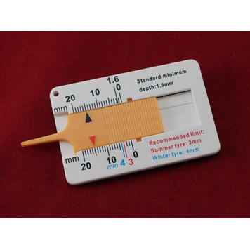 Измеритель глубины протектора шин 0-20мм, брелок