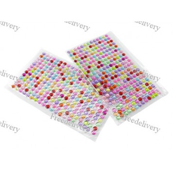 260 стразов камешков 6мм для скрапбукинга ногтей нейл-арт