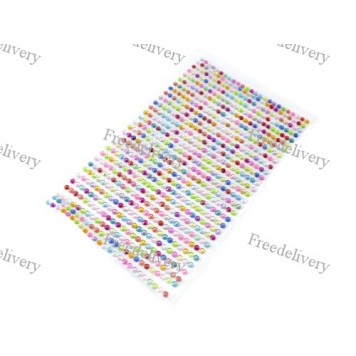 750 стразов камешков 3мм для скрапбукинга ногтей нейл-арт