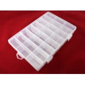 Коробка органайзер кейс бокс для снастей бісеру 19х12.5см 24 осередків