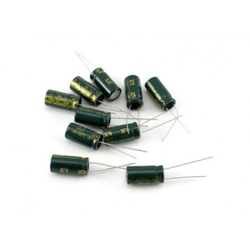 10x Конденсатор електролітичний алюмінієвий 2200мкФ 16В 105С