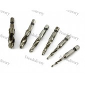 Набор 6x метчиков, нарезание резьбы 3.5-6.4 мм