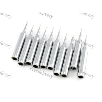Набор из 10 жал 900M-T-I для паяльных станций, необгораемые, конус