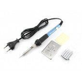 Паяльник электрический регулируемый 220В 60Вт 200-450C + комплектующие