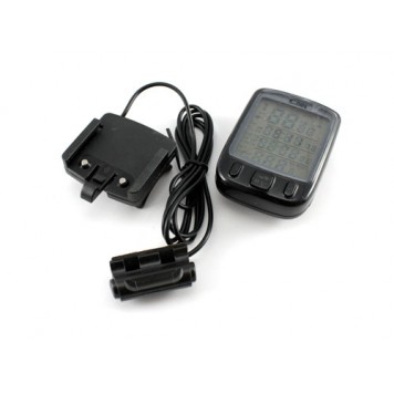 Велокомпьютер с платформой-креплением на руль-1