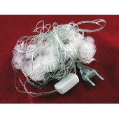 Гірлянда світлодіодна новорічна кольорова Сніжинки 20 LED ламп 4.5м