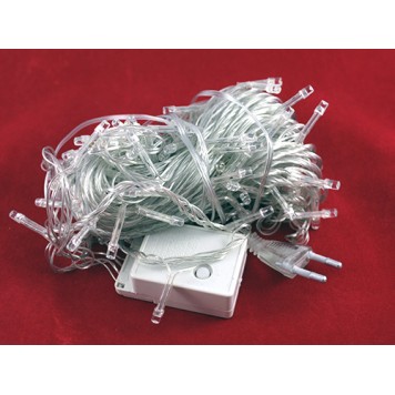 Гирлянда светодиодная новогодняя цветная 240 LED 24м