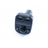 Автомобільний FM-модулятор Bluetooth 4.0 Handsfree 2x USB MicroSD 3.1А