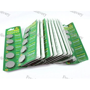 100x Батарейка таблетка CR2032, 5004LC L14, литий, малоемкостные