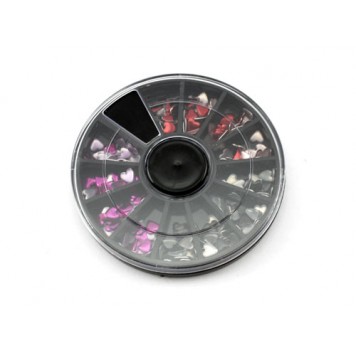 300 стразів для нігтів нейл-арт манікюр, серця