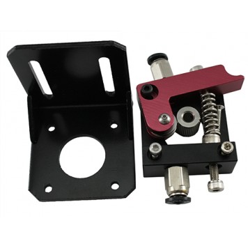 Головка блоку екструдера MK8, механізм подачі філамента, правий, Боуден