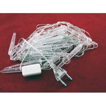 Гірлянда світлодіодна новорічна кольорова Бурульки 20 LED ламп 4.5м