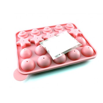 Форма силіконова подвійна для кейк-попсів, льоду, цукерок