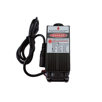 Мощный лазер для резки гравировки 2.5Вт 450нм + защит. очки