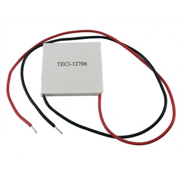 Термоэлемент Пельтье TEC1-12706, 12В 6А 77Вт