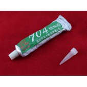 Клей силиконовый 704 герметик термостойкий резина для электроники, белый