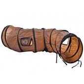 Тунель для кішок 120x25см нейлоновий, що шурхотить S-подібний тунель