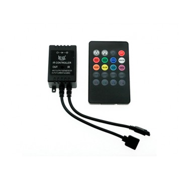 LED RGB 2м стрічка підсвітки ТВ з пультом ДК, USB,  з датчиком звуку