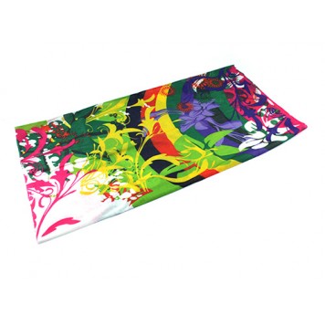 Баф бандана-трансформер, шарф з мікрофібри, квіти