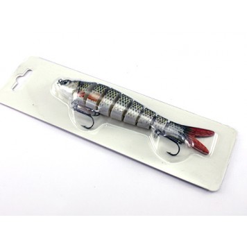 Воблер составник приманка Плотва 8 секций 14 см 27 г в упаковке-1