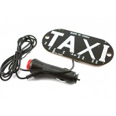 Автомобильное LED табло табличка Такси TAXI 12В зеленая в прикуриватель