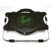 Подставка для ноутбука охлаждающая DC-8068F K-8068F + USB, черная